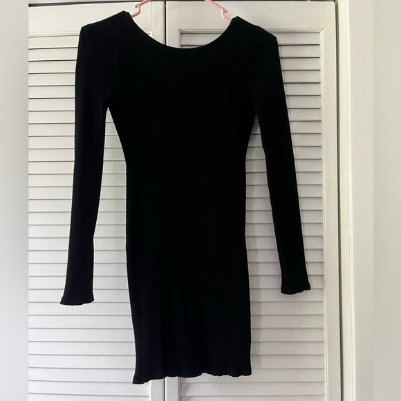 Fashion Nova Dresses & Skirts - Fashion Nova Black Mini Long Sleeve Dress